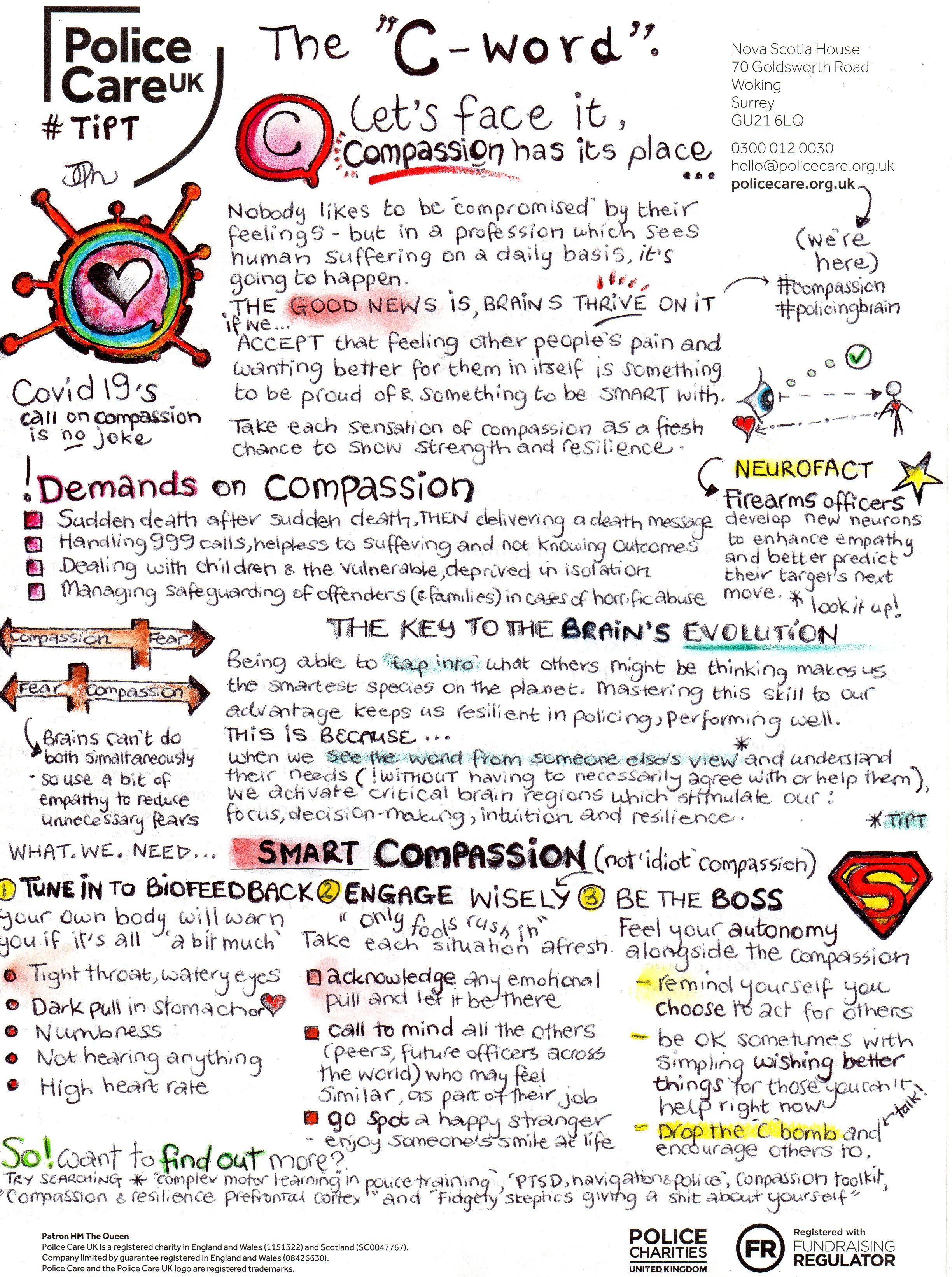 Compassion management in operational policing